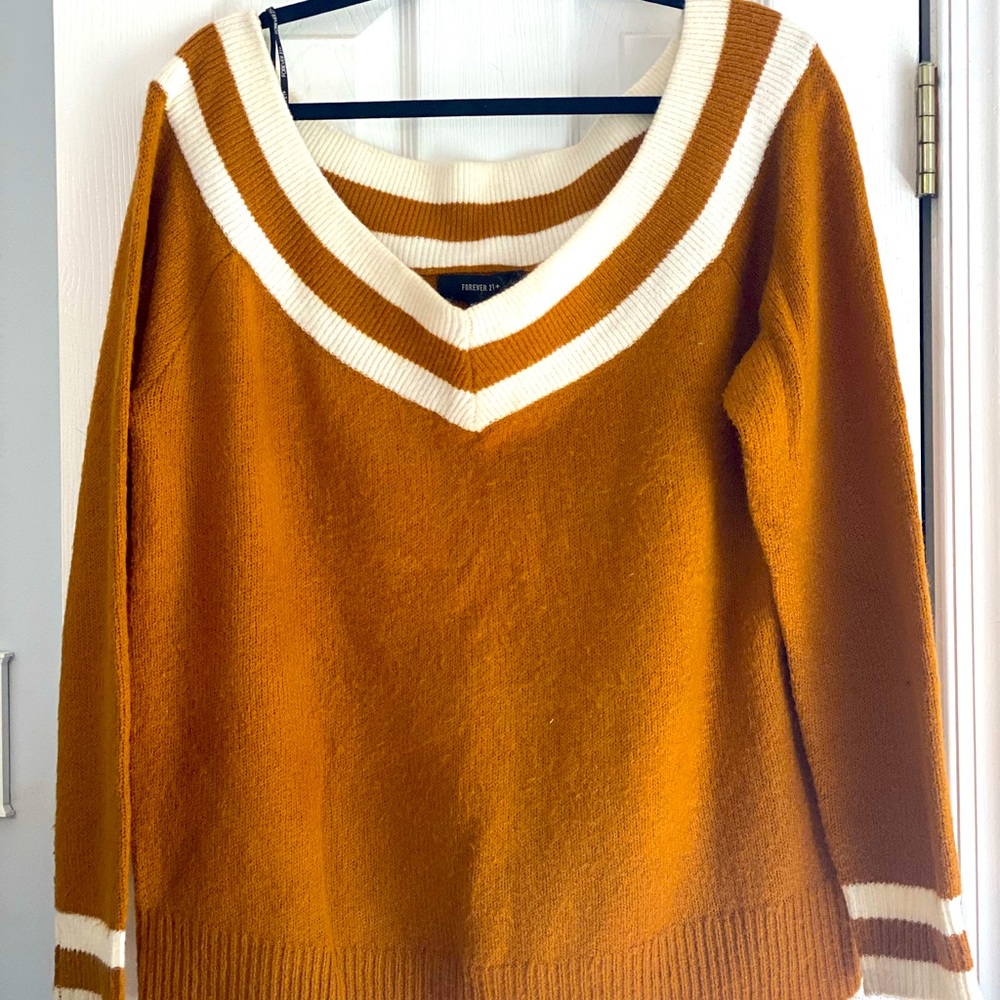 Off-the-Shoulder Winter Sweater